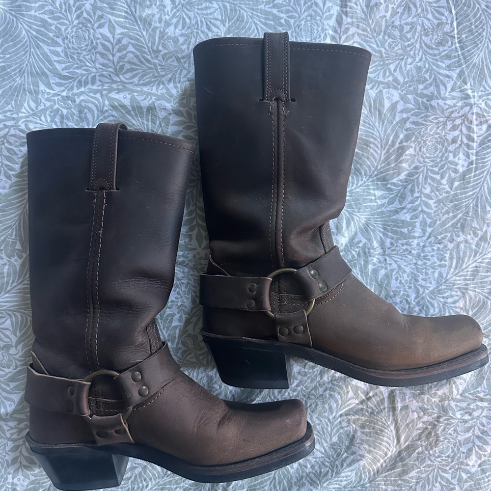 Original FRYE 12R Harness boots, size 6.5 - Picture 3 of 6